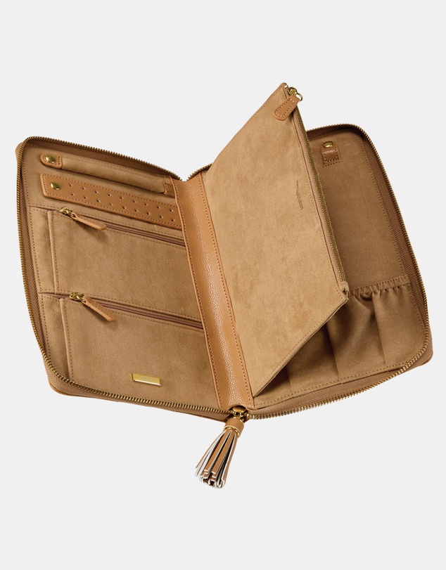Wolf - WOLF Lauren Large Portfolio Caramel