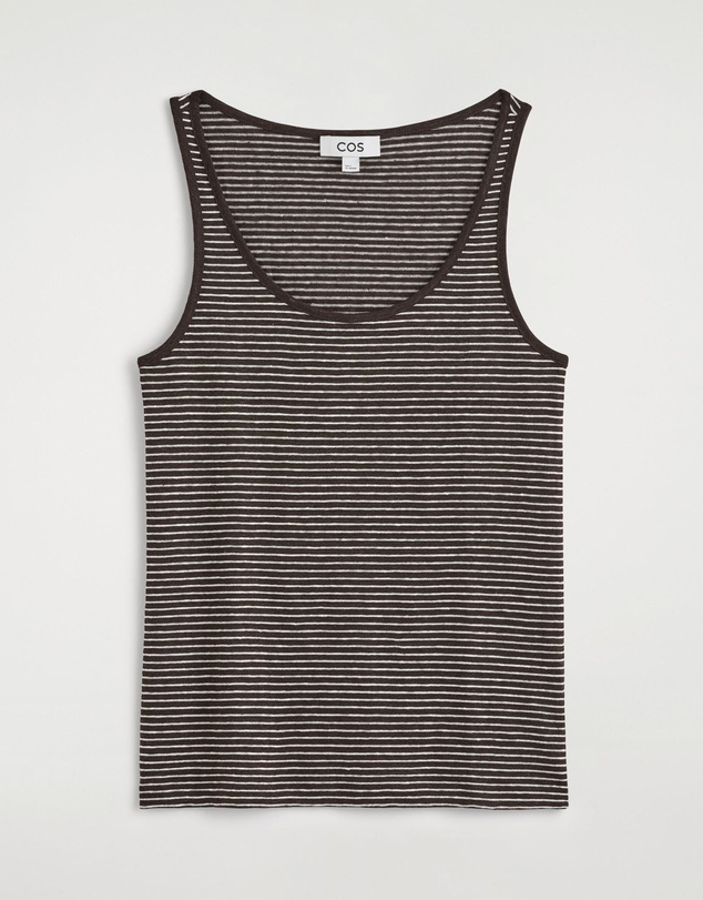 COS - Linen-Jersey Tank Top