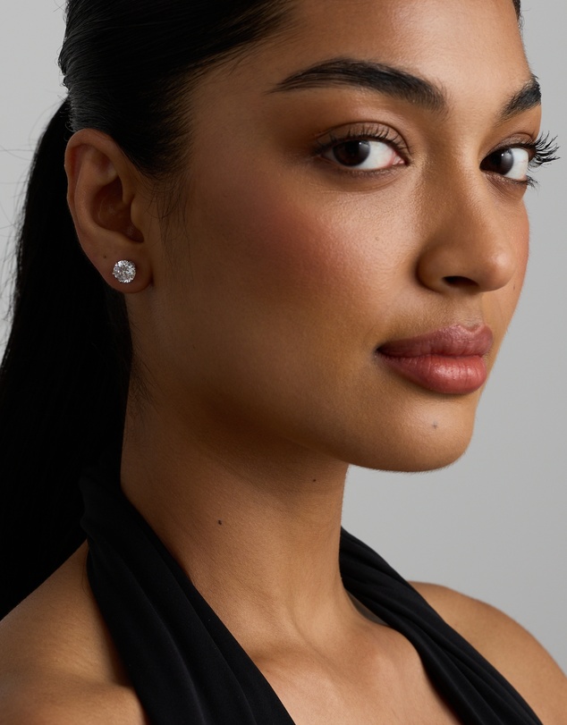 Michael Hill - 9.5mm Round Brilliant Cubic Zirconia Stud Earrings in Sterling Silver