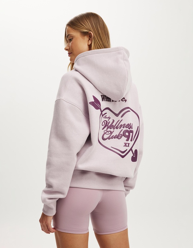 Cotton On Body Active - Plush Premium Graphic Hoodie