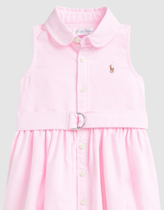 Polo Ralph Lauren - Cotton Oxford Shirtdress & Bloomers (3M-24M)