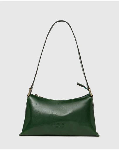 Florence - The Laura Green Leather Shoulder Bag