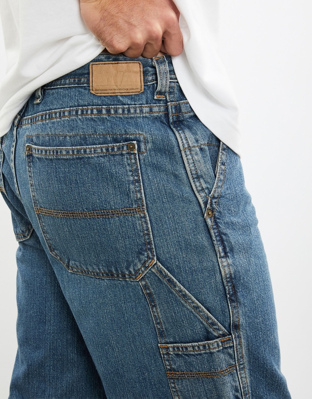 Vintage by The Real Deal - Pre Loved - Vintage Urban Up Denim Carpenter Pants