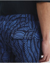 Country Road - Recycled Polyester Leaf Print Swim Short