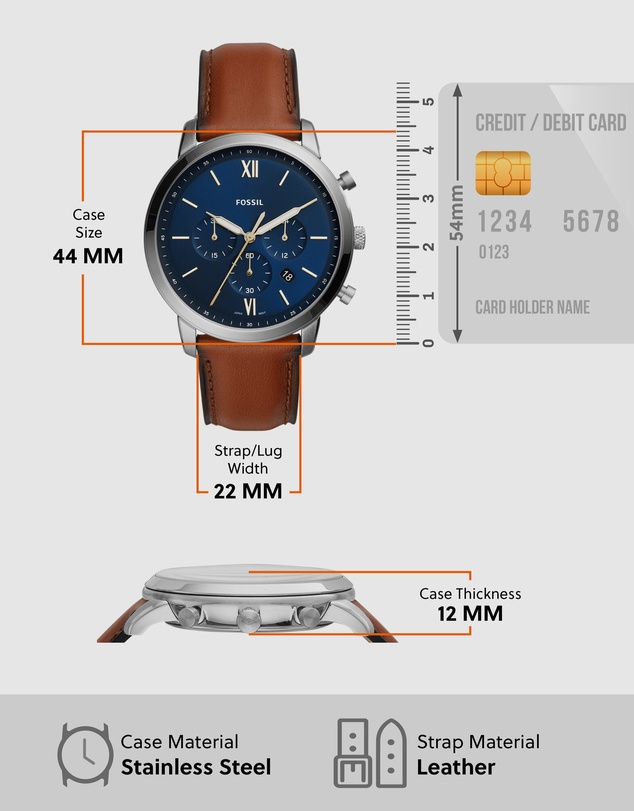 Fossil - Neutra Brown Chronograph Watch