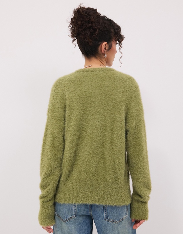 Calli - Rae Fluffy Knit Cardigan