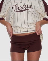 Thrills - Mackenzie Knit Booty Shorts