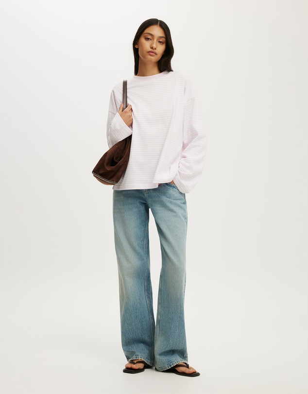 Cotton On - Boxy Long Sleeve Top