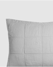 Bambury - Linen Quilted Pillow Sham