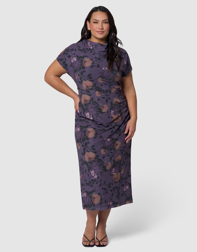 Sunday In The City - Wild Grace Midi Dress