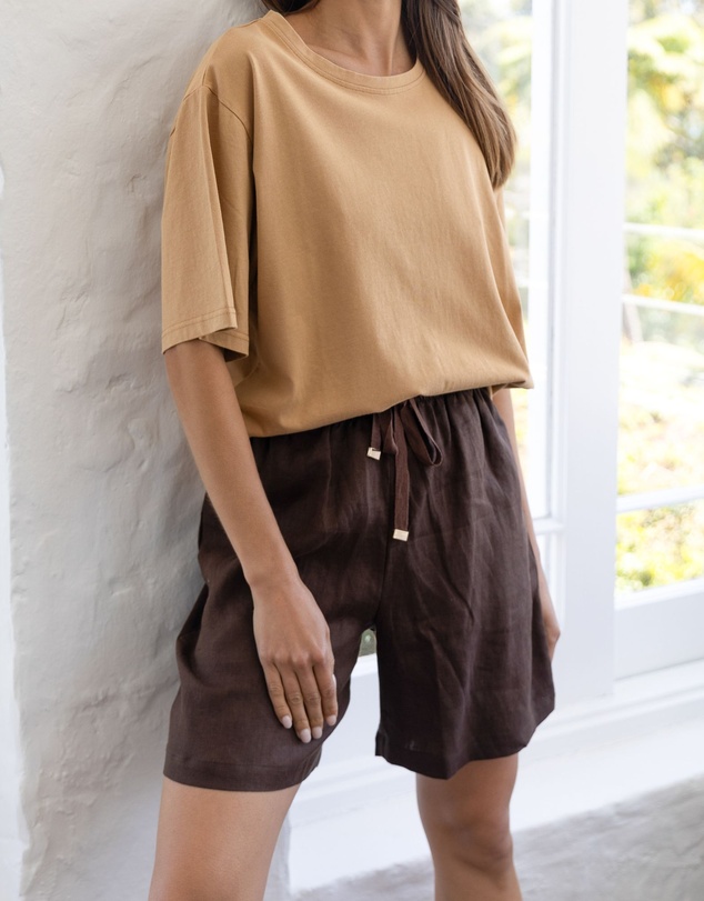 CAMIXA - Panthea Linen Shorts