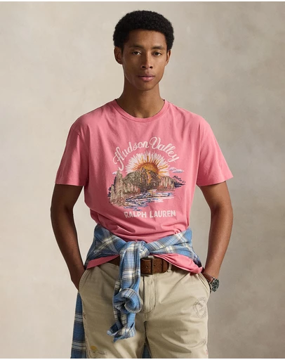 Polo Ralph Lauren - Classic Fit Jersey Graphic T-Shirt - ICONIC EXCLUSIVE