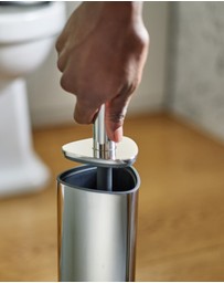 Joseph Joseph - Flex™ 360 Luxe Advanced Toilet Brush with Stainless Steel Finish