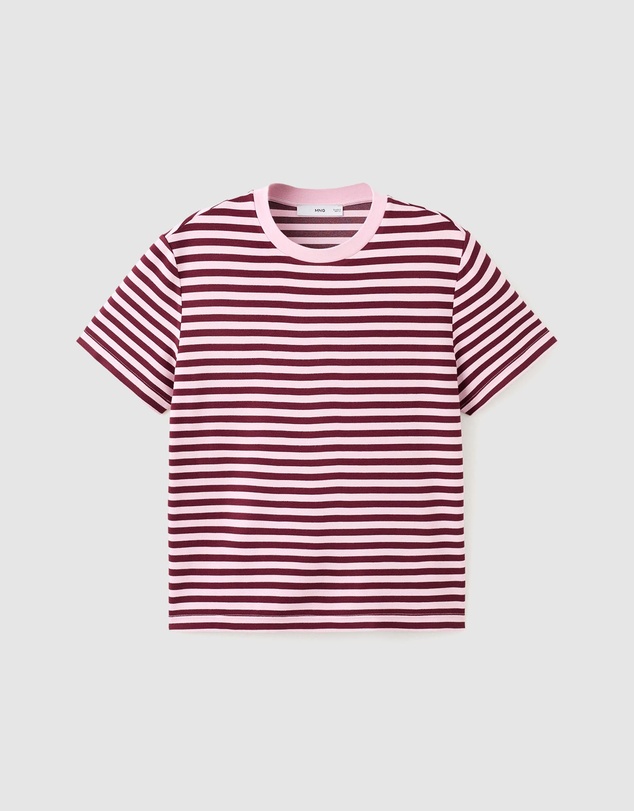 M.N.G - Striped Short-Sleeved T-Shirt