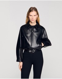 Sandro - Madison Leather Jacket