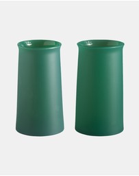 porter green - stegg | silicone unbreakable highball glasses
