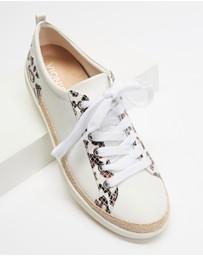 Vionic - Winny Lace-Up Casual Sneaker - White Leopard