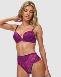 Ann Summers - Sexy Lace Two Tone High Waist Brazilian Briefs