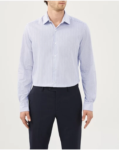 Van Heusen - Stripe Poplin Shirt