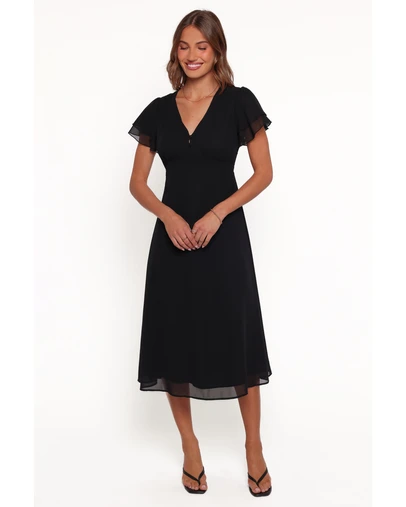 Petal & Pup - Laurina Midi Dress - Black