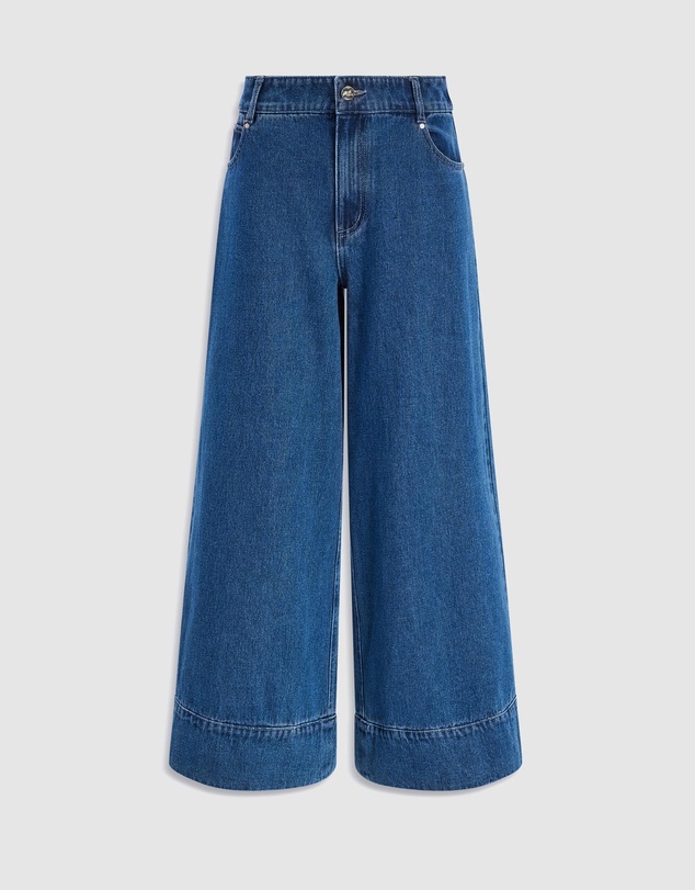 Aje Studio - Kendall Denim Wide Leg Jeans