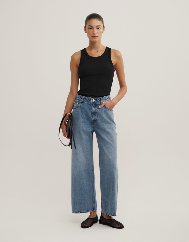 Witchery - Wide Leg Crop Jeans