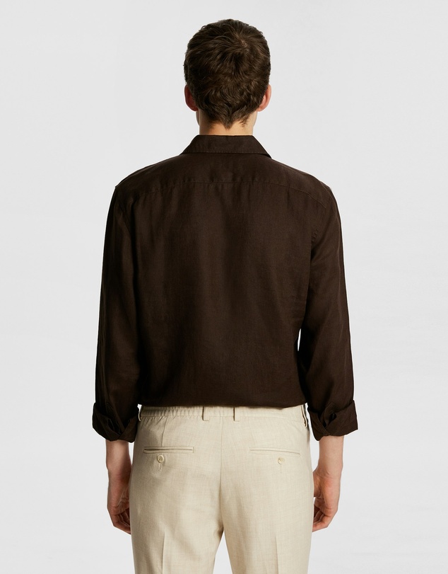 yd. - West Hampton Pure Linen Shirt