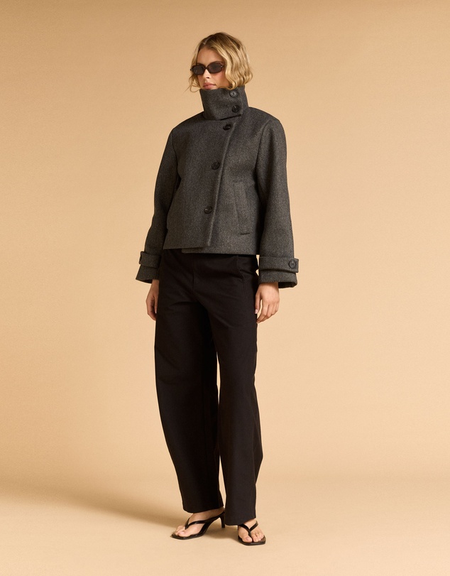 MVN - Short Funnel Neck Jacket