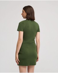 Oxford - Olive Knitted Mini Dress