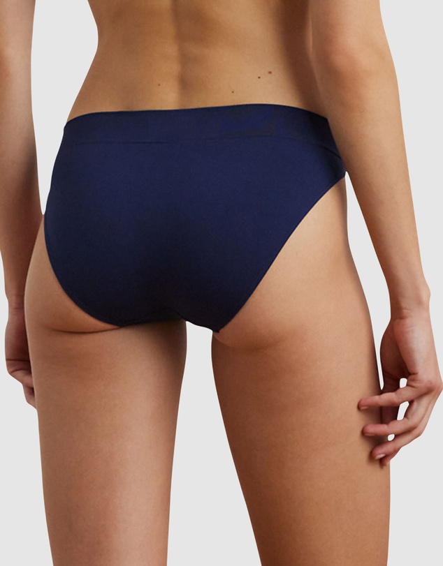 Lauren by Ralph Lauren - Lauren Seamless Recycled Jersey High Leg Bikini Brief