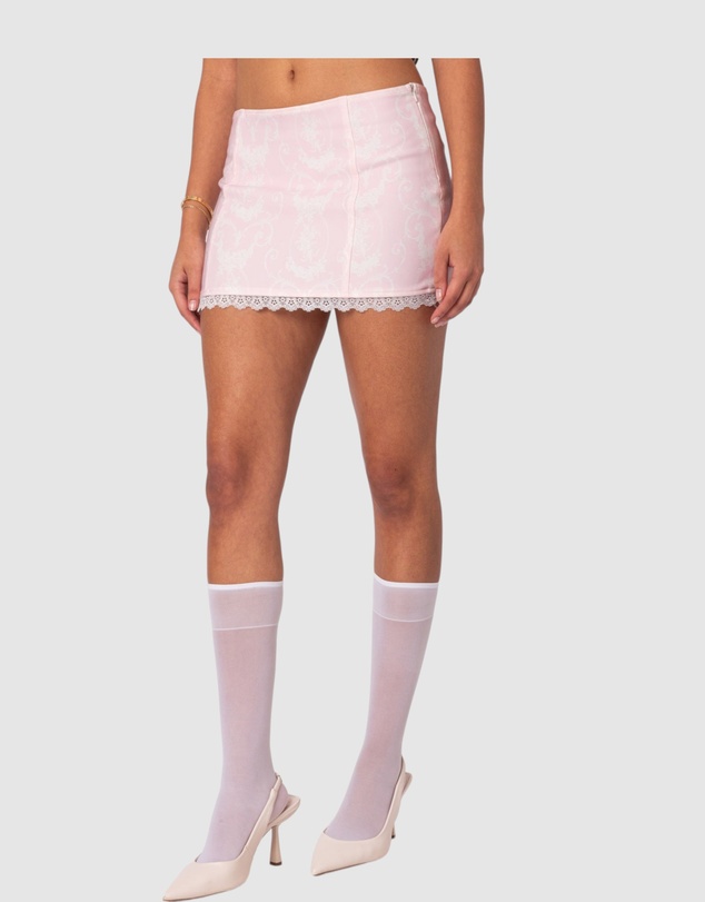 EDIKTED - Silvie Printed Mini Skirt