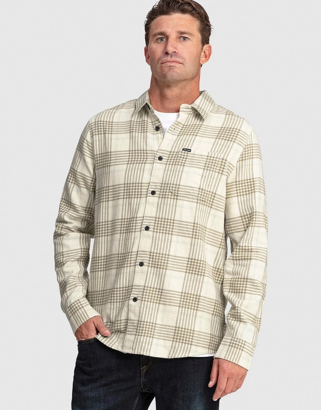 Volcom - Mens Caden Plaid Long Sleeve Shirt