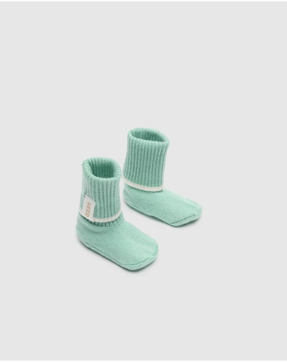 Seed Heritage - Cuffed Knit Booties