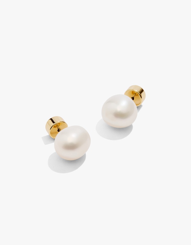 Country Road - Small Freshwater Stud Earring