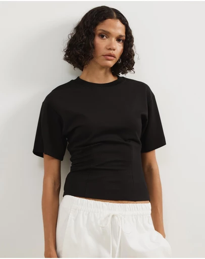 Atmos&Here - Fitted Waist T-Shirt