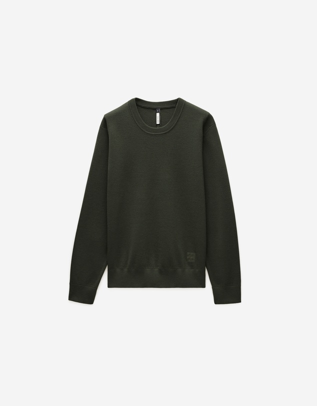 Calibre - Crew Neck Merino Sweater Pine Green