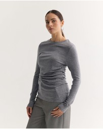 Oxford - Lucy Fine Wool Knit Top