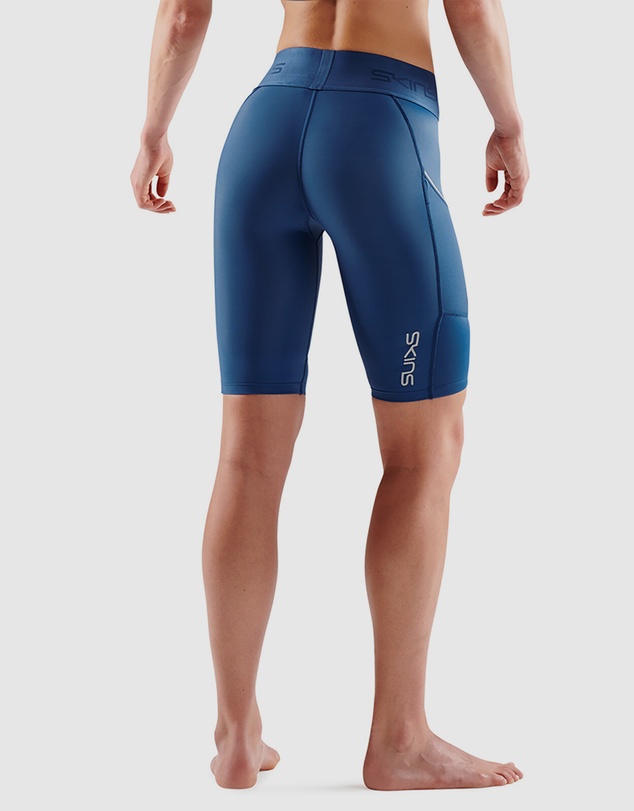 SKINS - SKINS Compression Women's Series-3 Active Half Tight Marine Blue