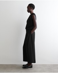 COS - Pleated Merino Wool Blend Culottes