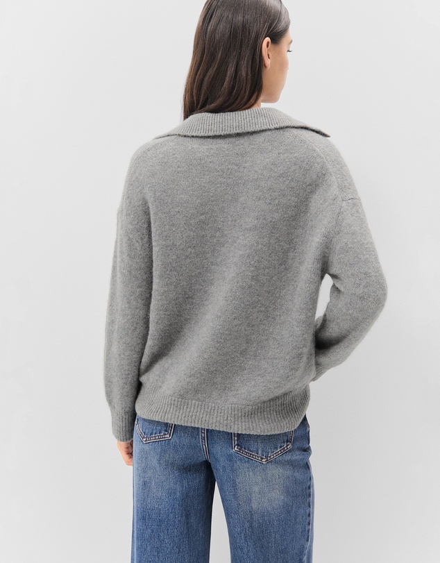 UNISON - Lofty Collared Knit