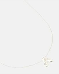 Lovisa - Waterproof Stainless Steel Large Bubble Letter A Necklace
