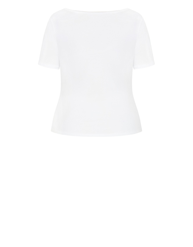 City Chic - Plus size Everyday Scoop Tee - ivory