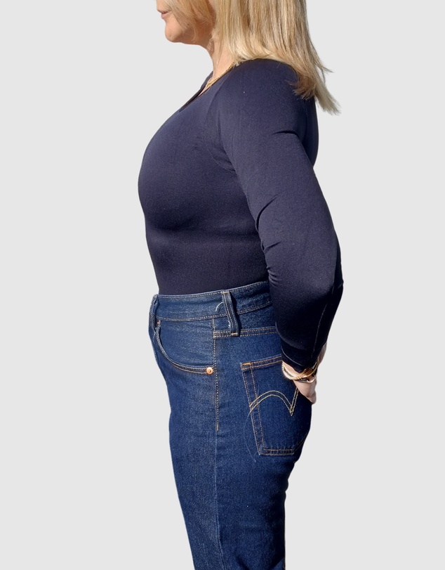 Core Trainer - High Neck Long Sleeve Sculpting Bodysuit