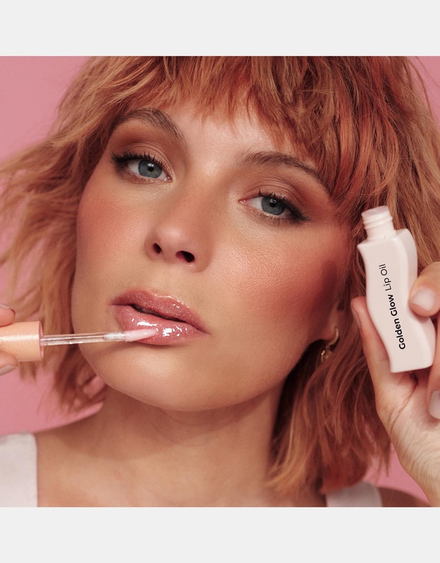 MCoBeauty - Golden Glow Lip Oil - Watermelon Shimmer