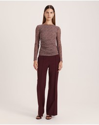 SABA - Ohio High Neck Long Sleeve Mesh Top