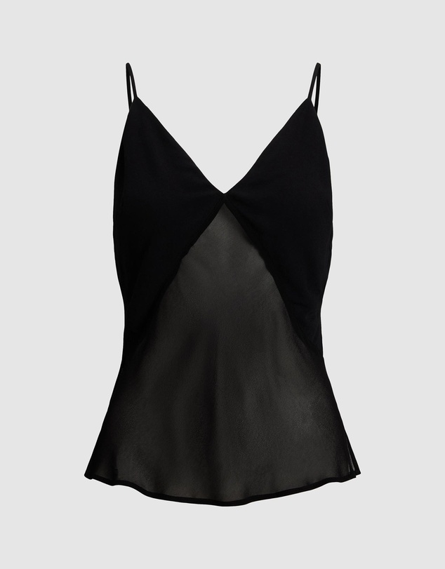 Polo Ralph Lauren - Sheer-Paneled Camisole - ICONIC EXCLUSIVE