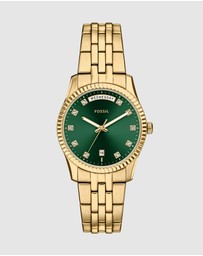 Fossil - Scarlette Gold Tone Analogue Watch