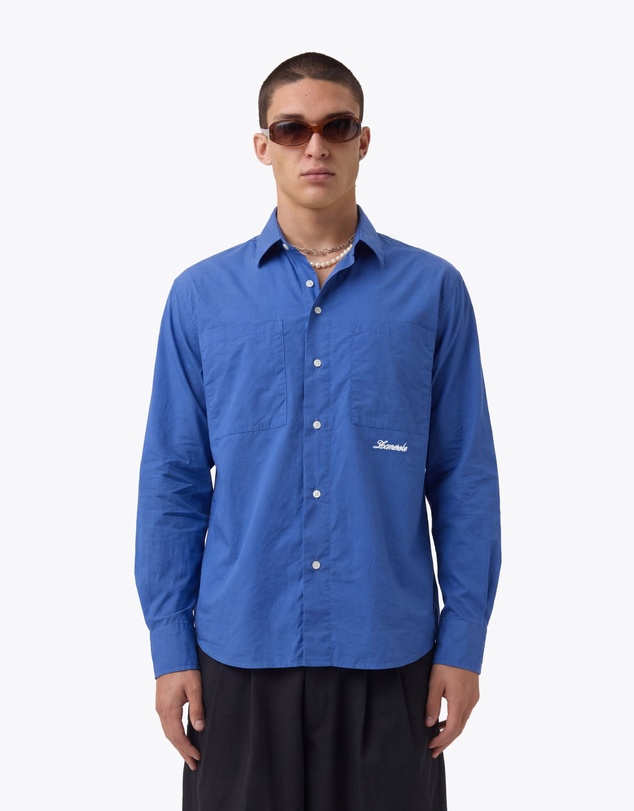 Zanerobe - Business LS Shirt Chalk Blue