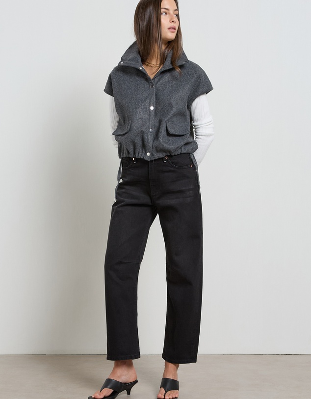 DRICOPER DENIM - Dina Cropped Barrel Jeans