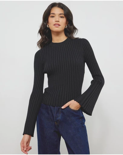 Atmos&Here - Frankie Pleat Knit Top